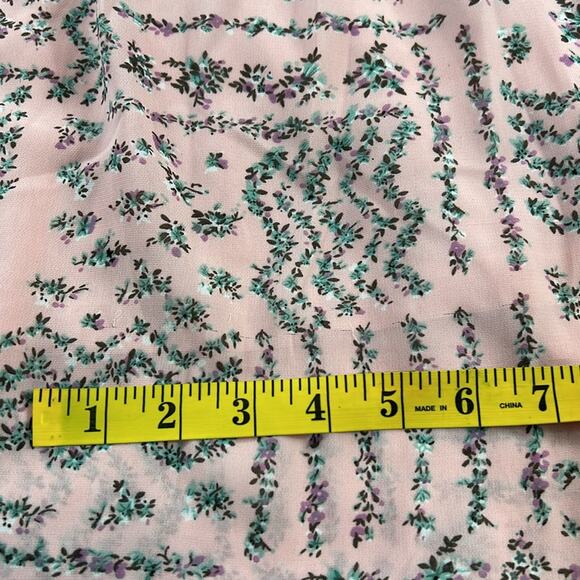 Love Kuza smocked floral print dress in pink, size small - Picture 12 of 12